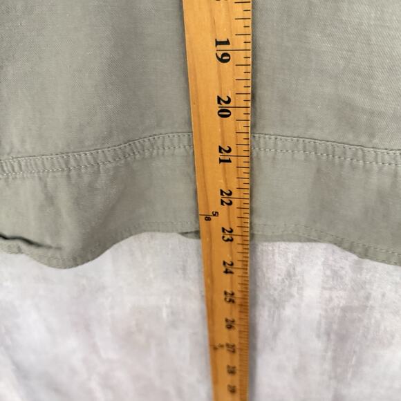 Anthropologie Grade and Gather Utility Top Women Medium Brown Long Sleeve Boho - Picture 8 of 12